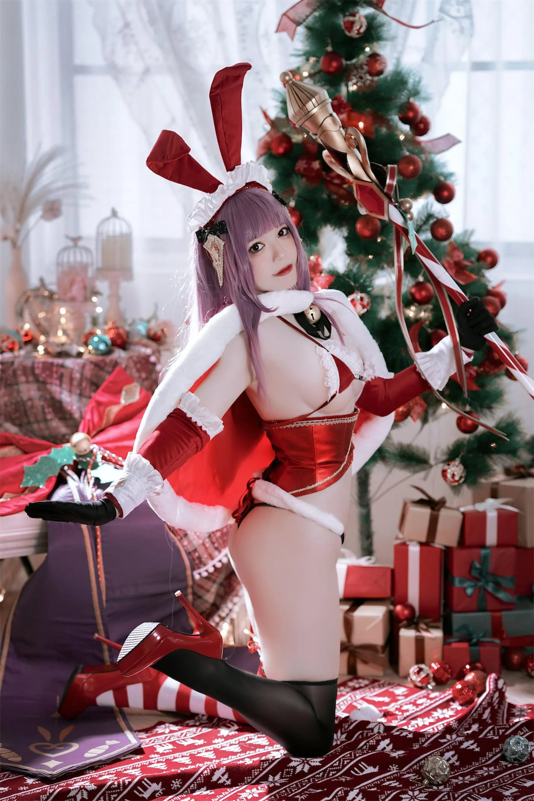 半半子 – NO.63 Christmas Bunny Aike [41P]插图3